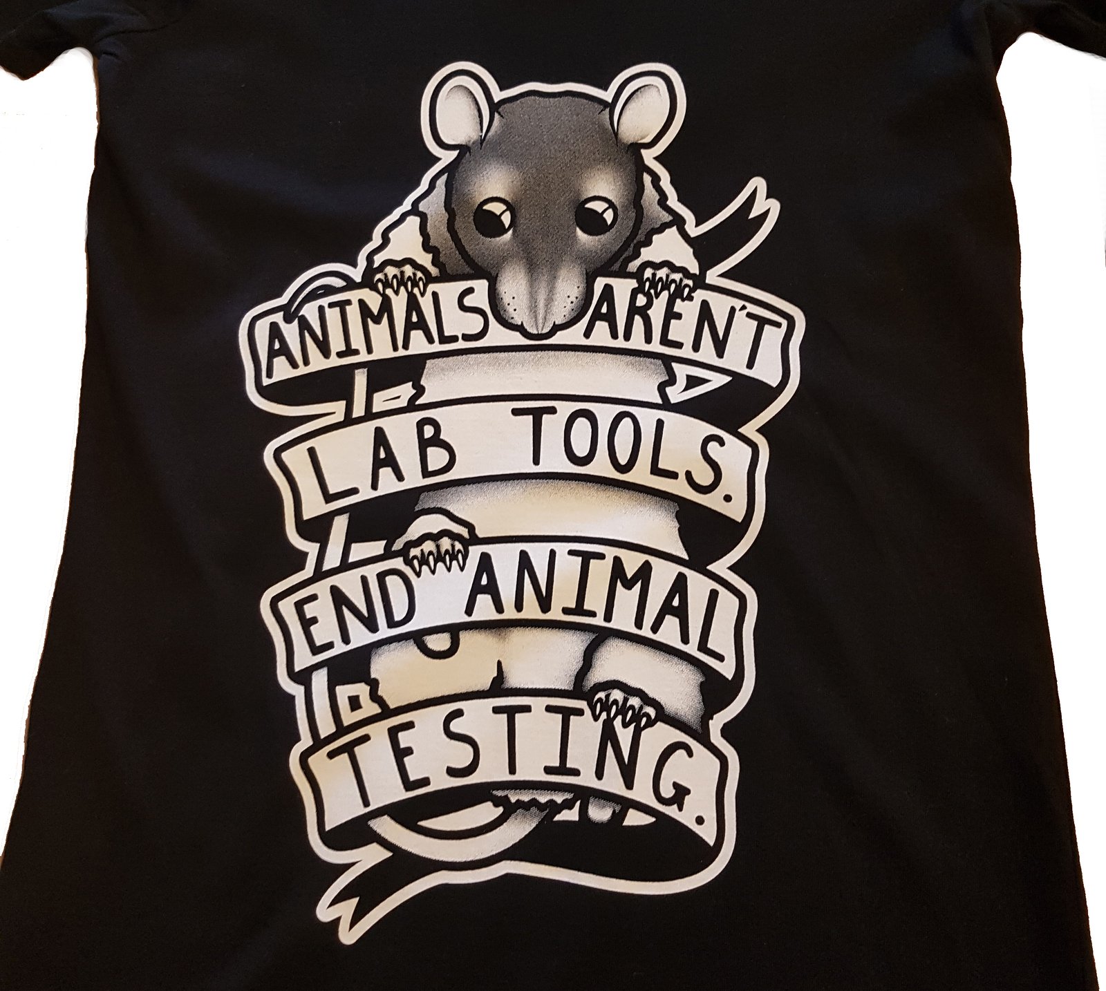 Unisex T-Shirt - Animals Aren't Lab Tools | NZAVS